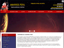 Tablet Screenshot of amarresperu.com